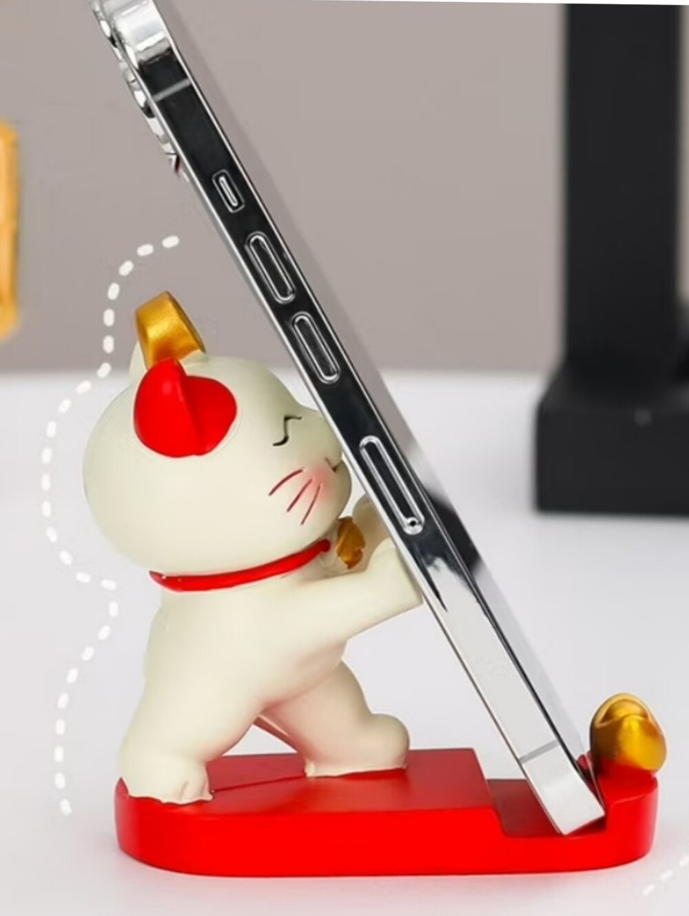 Cute Lucky Cat Maneki Neko Style Cellphone, Tablet Stand
